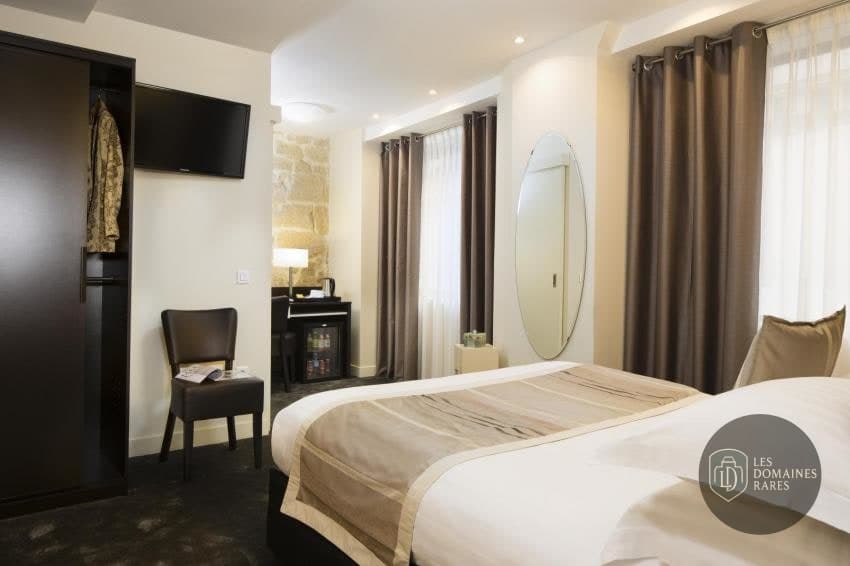 Chambre de l'hôtel Lion d'Or en Nouvelle-Aquitaine