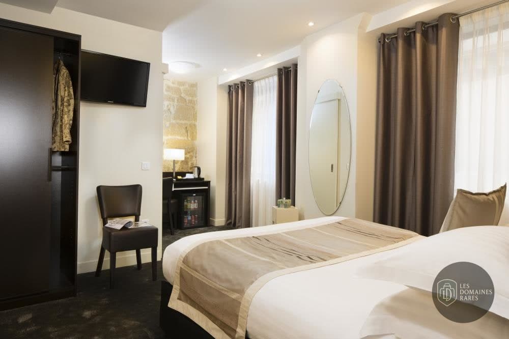 Chambre de l'hôtel Lion d'Or en Nouvelle-Aquitaine