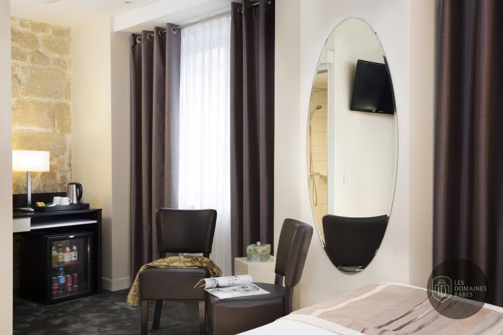 Chambre de l'hôtel Lion d'Or en Nouvelle-Aquitaine