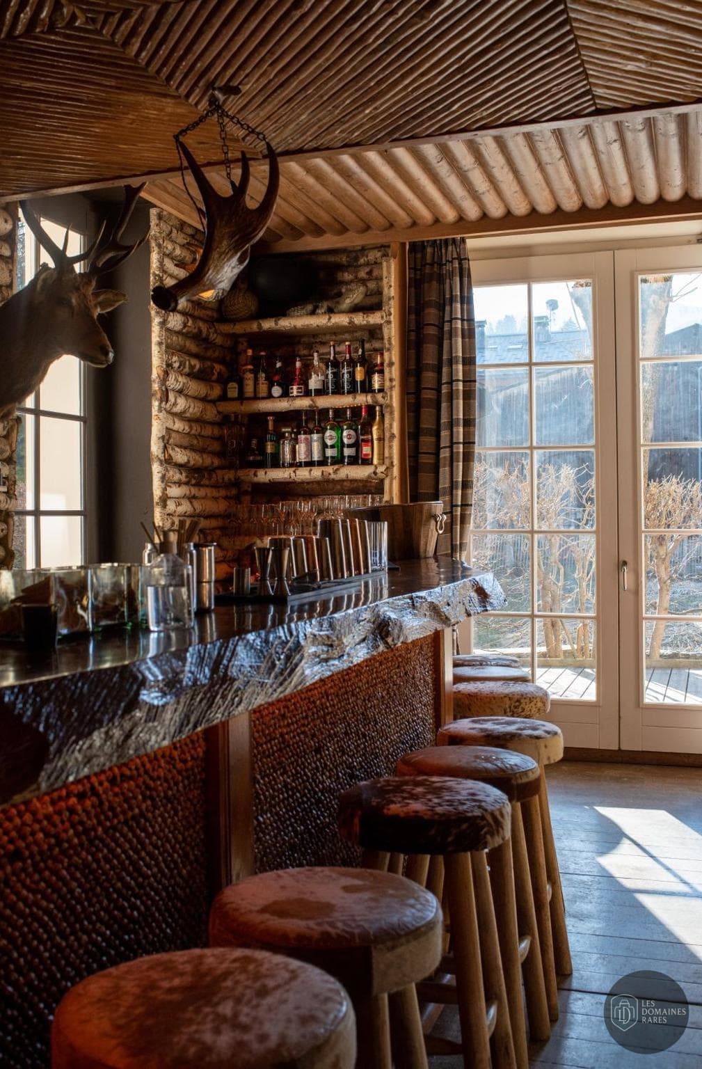 Vue extérieure de l'hôtel Lodge Park à Megève en Auvergne-Rhône-Alpes