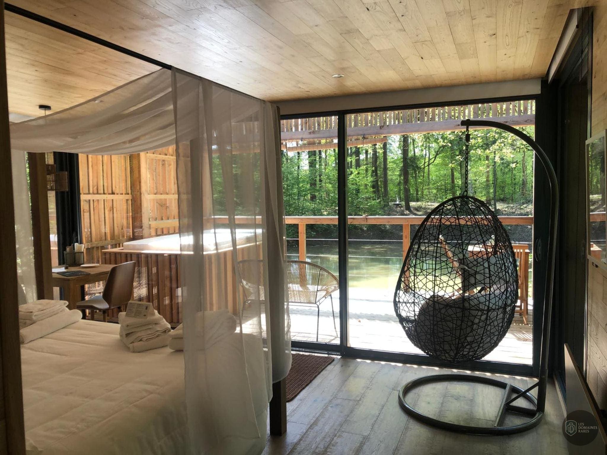 Vue extérieure du lodge Loire Valley Lodges en Centre-Val de Loire