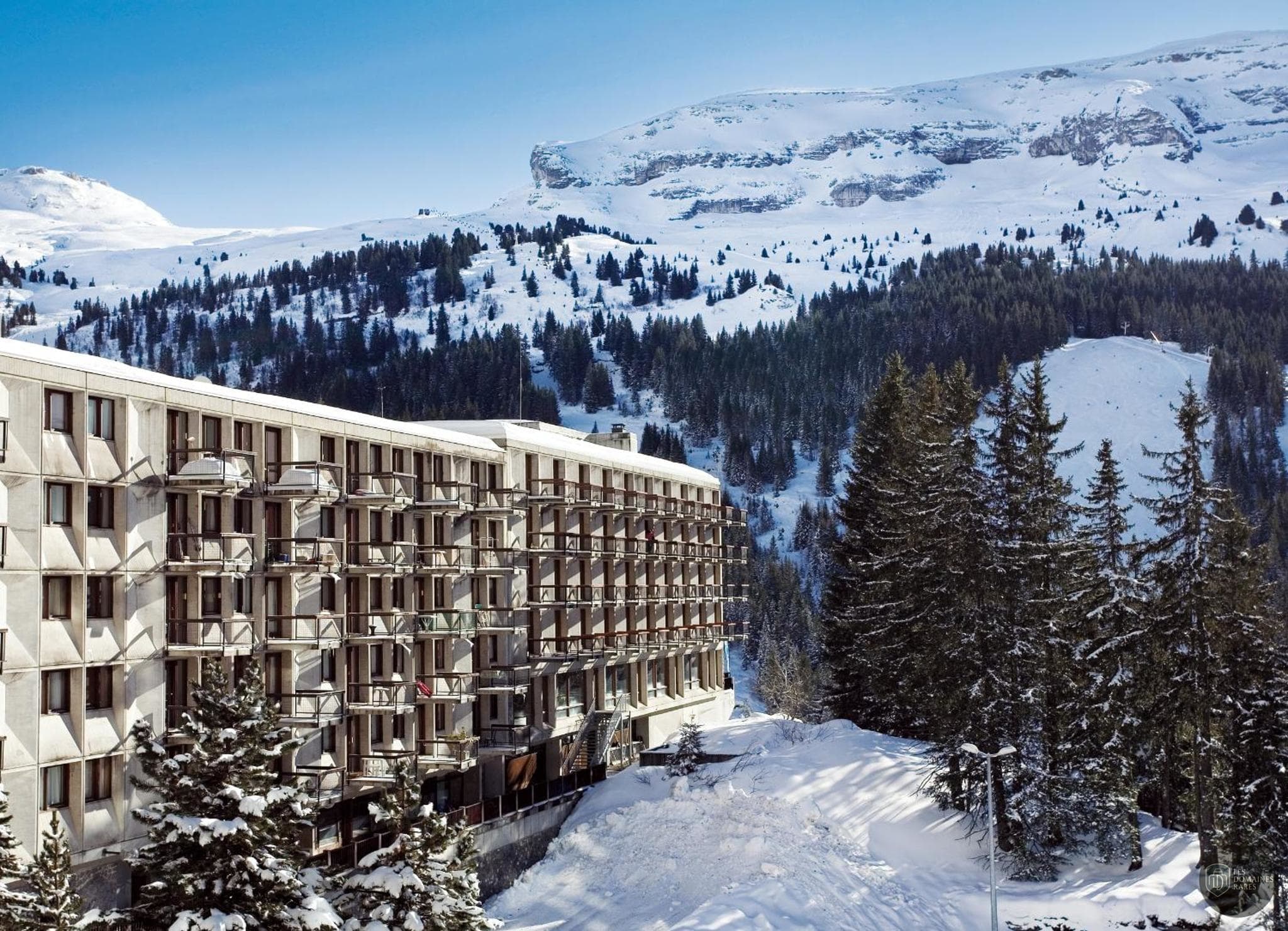 Vue extérieure de l'hôtel MMV Le Flaine à Flaine en Auvergne-Rhône-Alpes