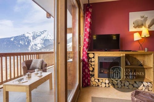 Chambre du domaine MMV Le Monte Bianco à Megève en Auvergne-Rhône-Alpes - séminaire haute-savoie