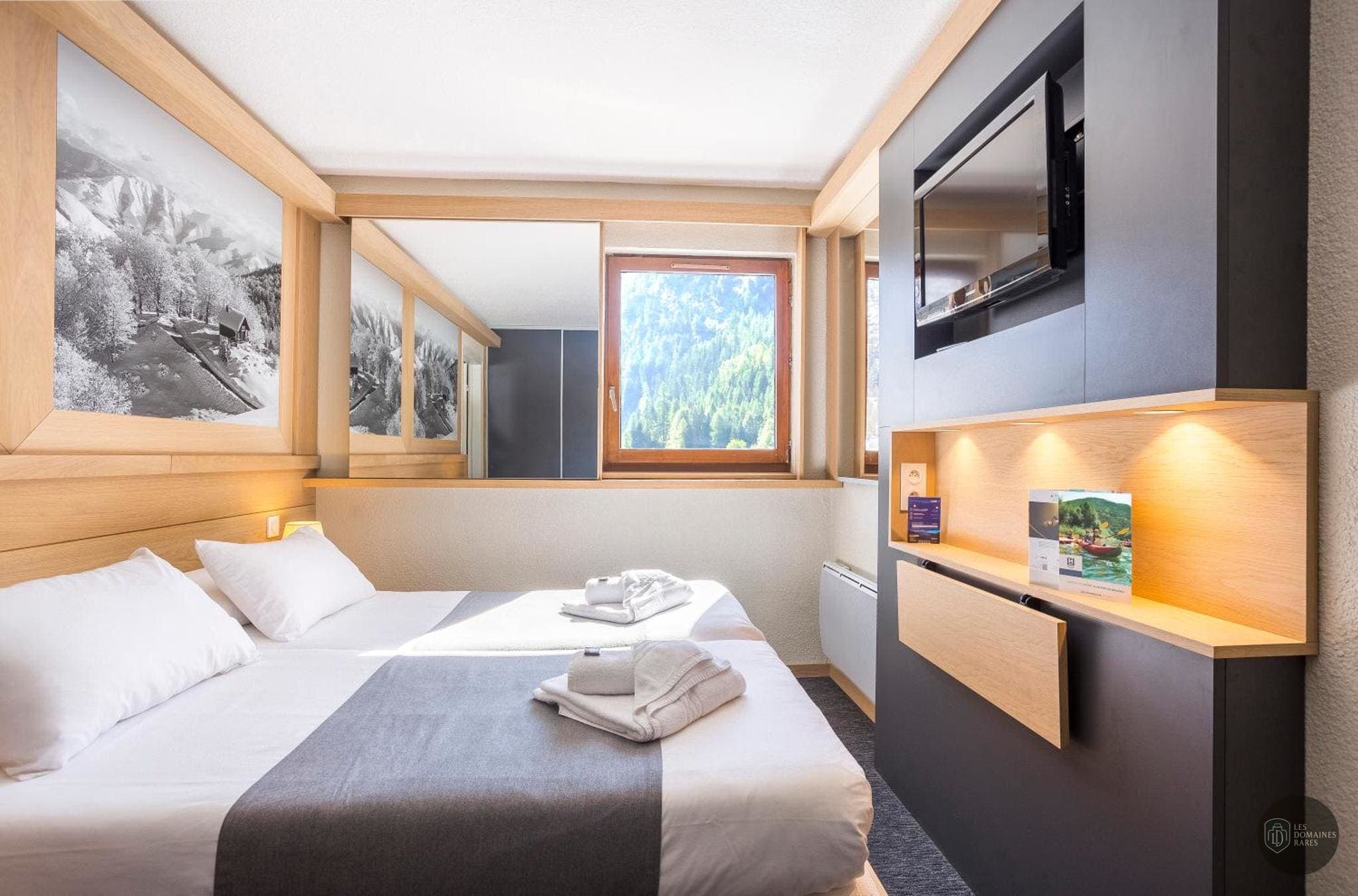 Chambre de l'hôtel MMV Les Brévières à Tignes en Auvergne-Rhône-Alpes - séminaire tignes