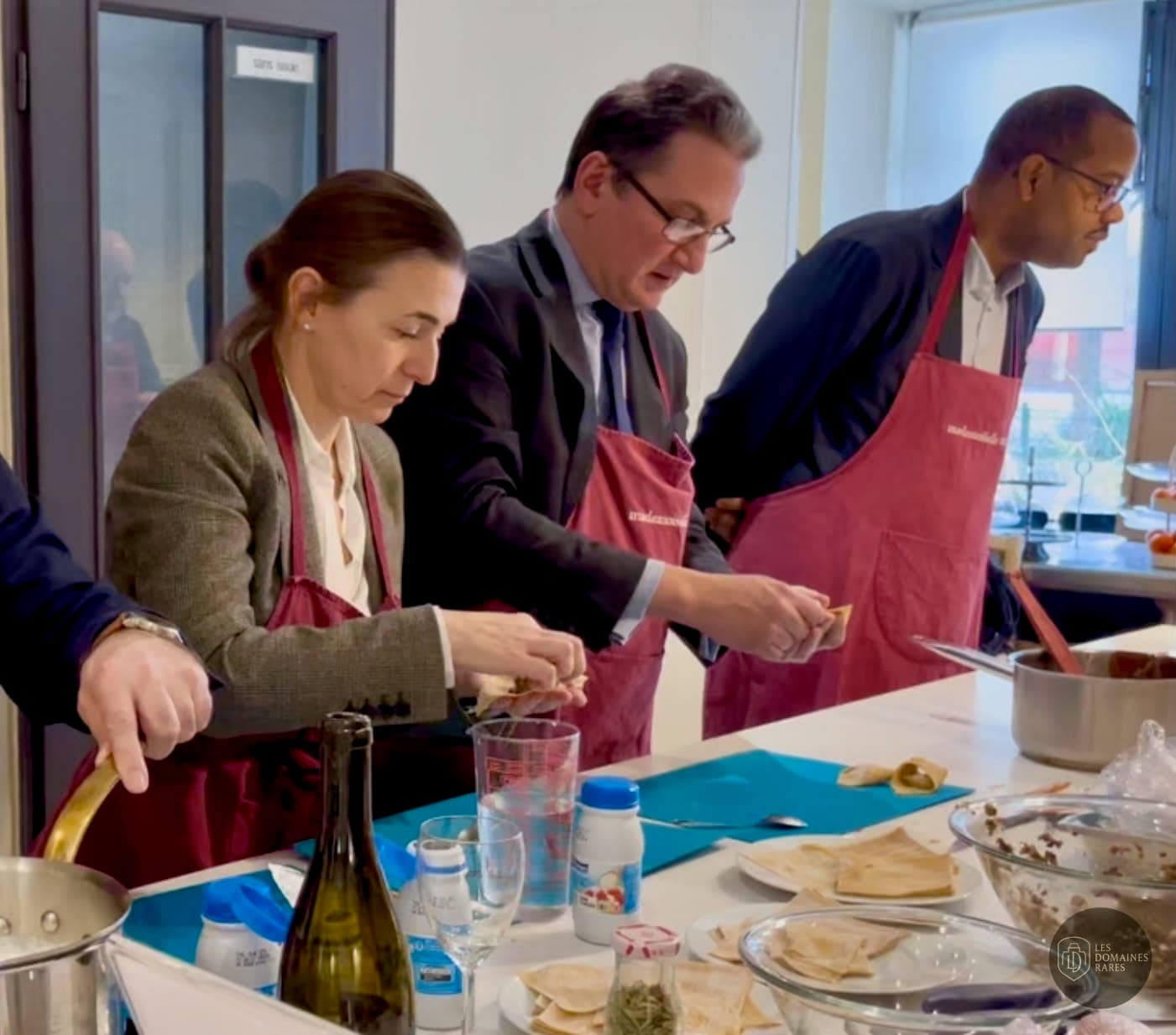 Participants à un atelier cuisine