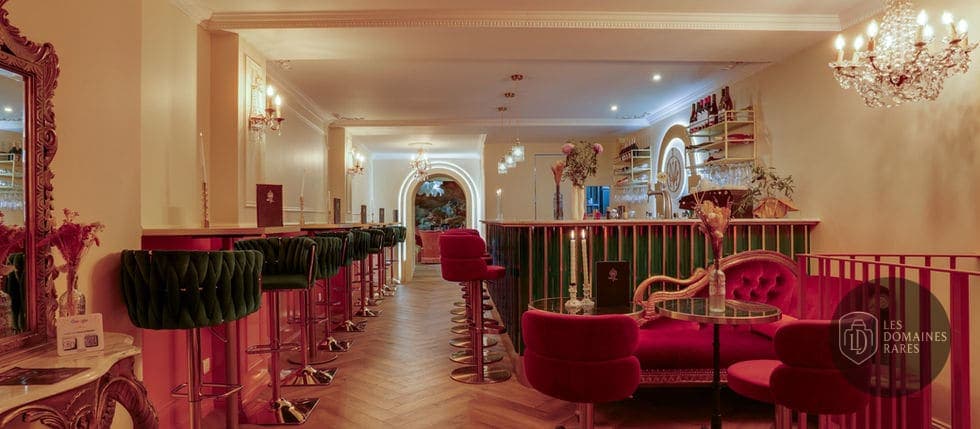 Bar et salle à manger élégante