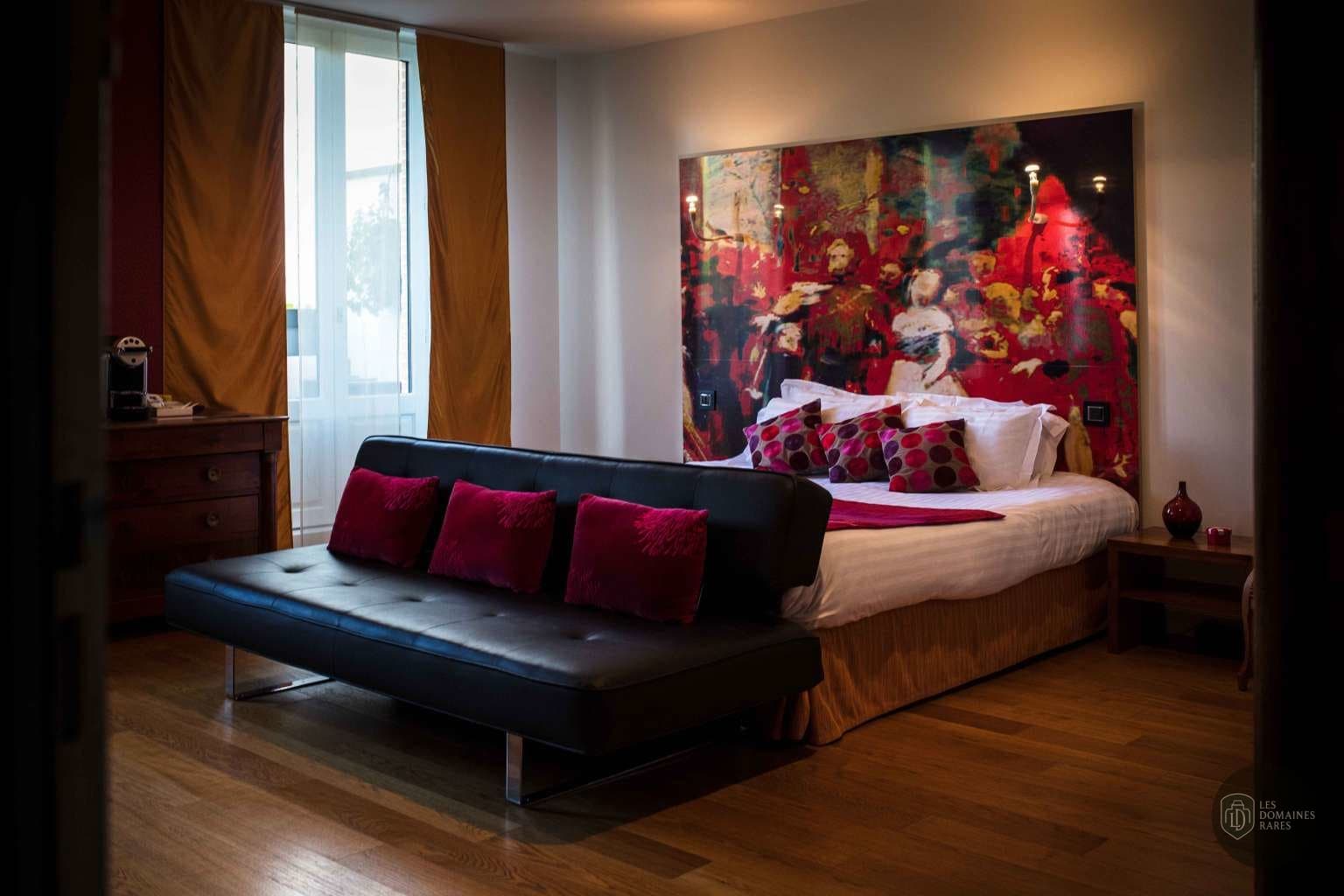 Chambre de l'hôtel Maison Decoret à Vichy en Auvergne-Rhône-Alpes