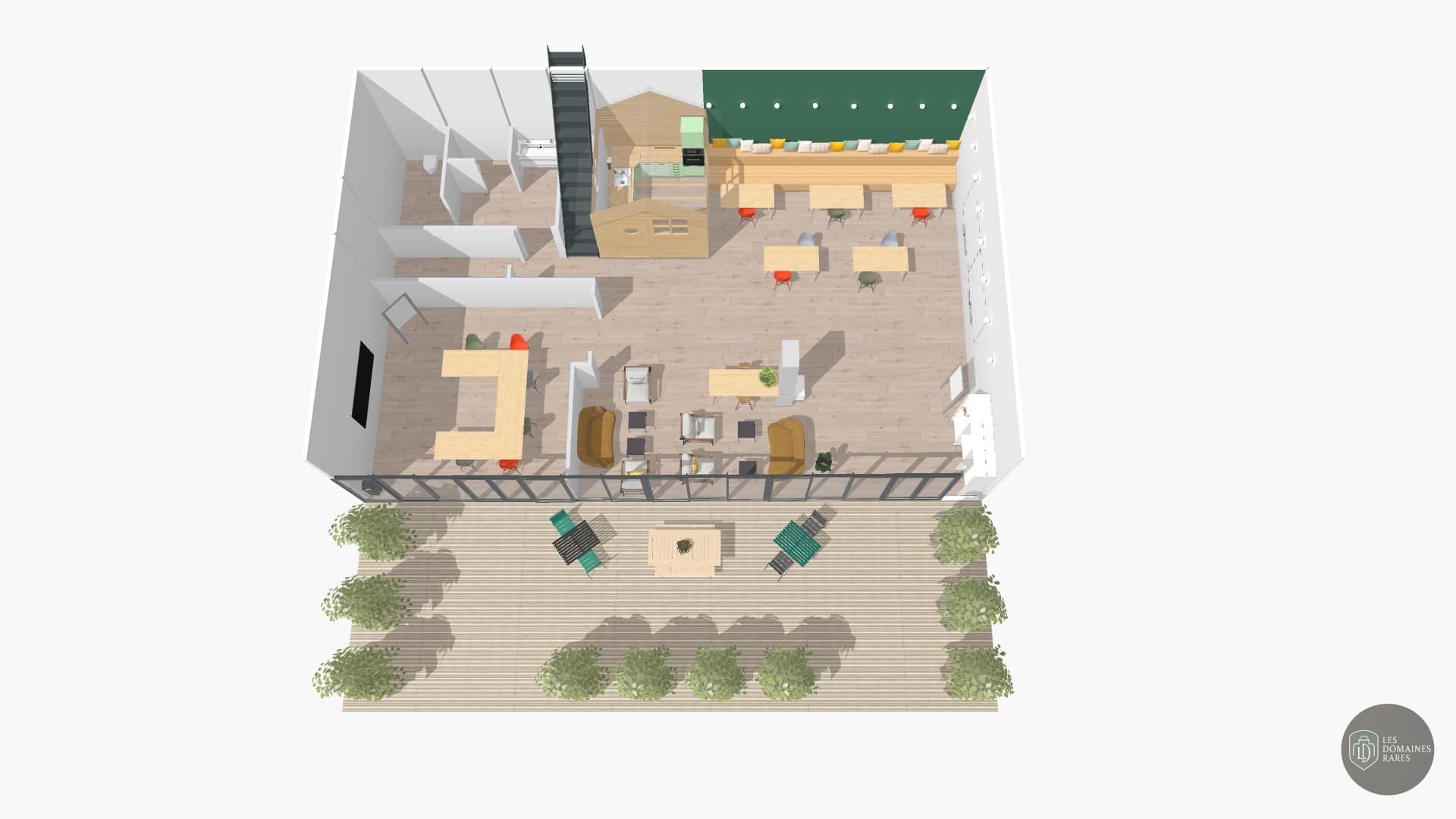 Vue extérieure de l'auberge Maison Koti en Nouvelle-Aquitaine