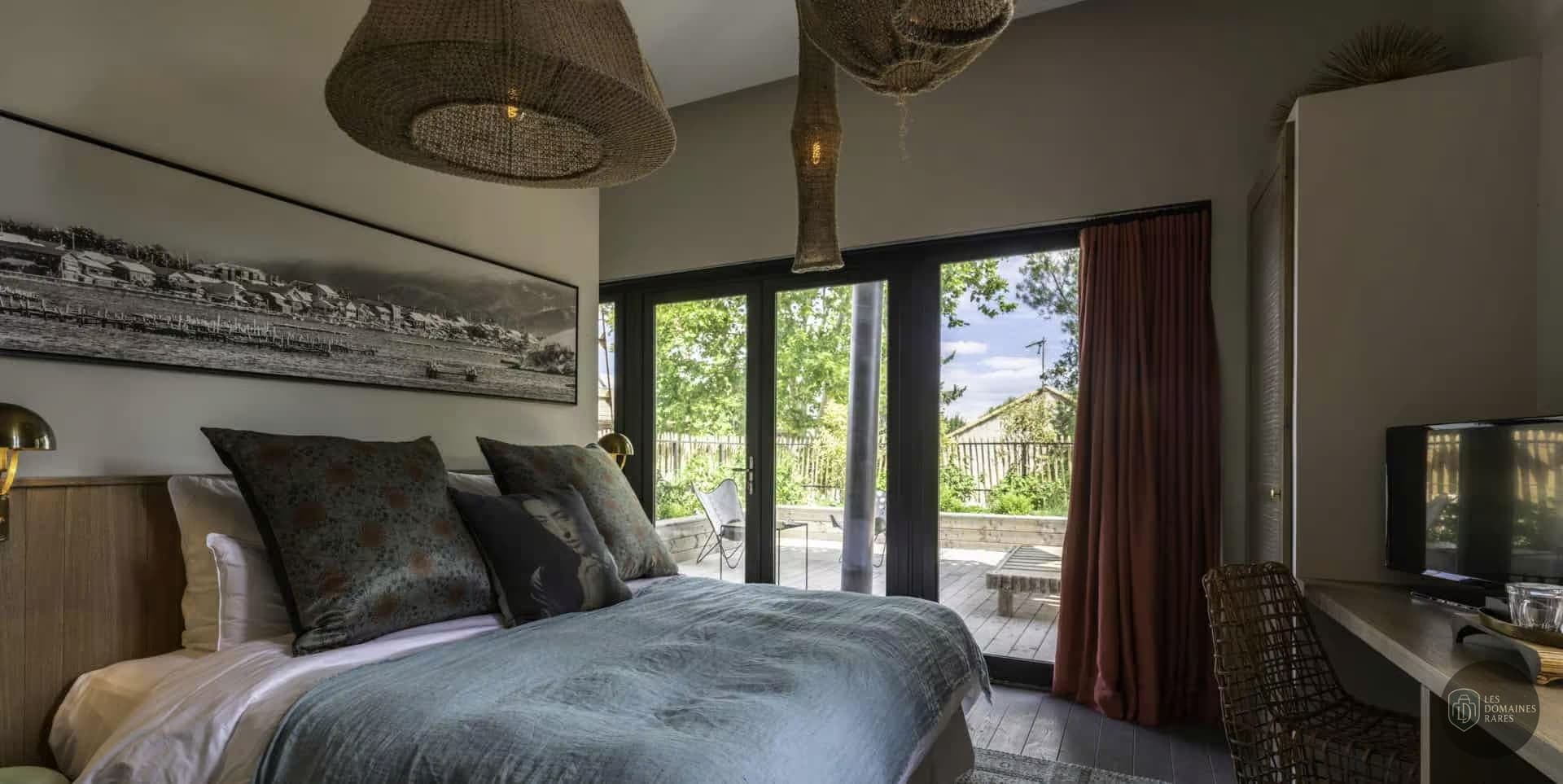 Chambre du domaine Maison Tarbouriech en Occitanie