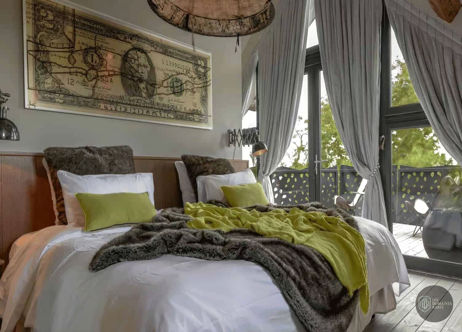 Chambre du domaine Maison Tarbouriech en Occitanie