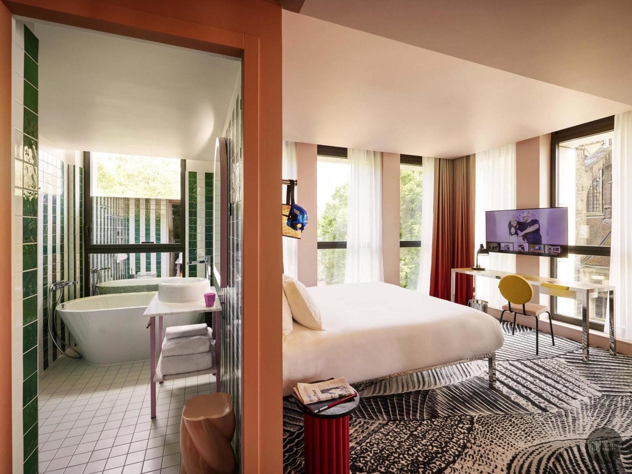 Chambre de l'hôtel Mama Shelter Dijon en Bourgogne-Franche-Comté