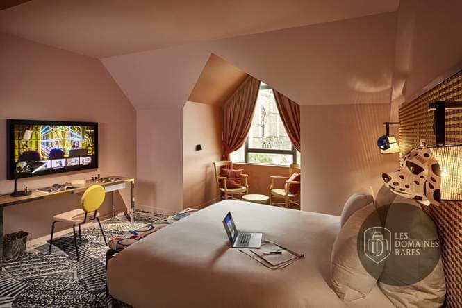 Chambre du lieu Mama Shelter Paris à Paris en Île-de-France