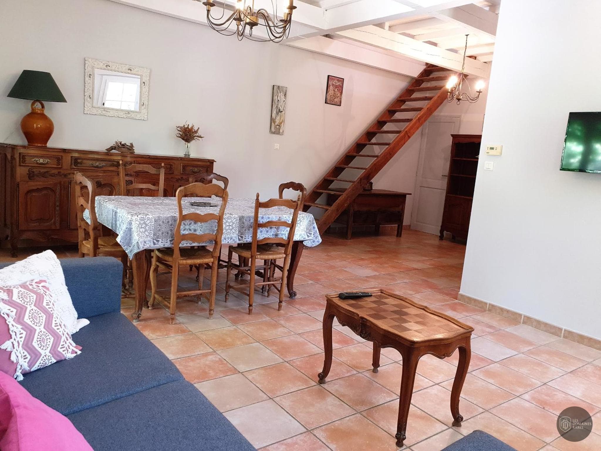 Espace intérieur du domaine Manade Blanc à Arles en Provence-Alpes-Côte d'Azur