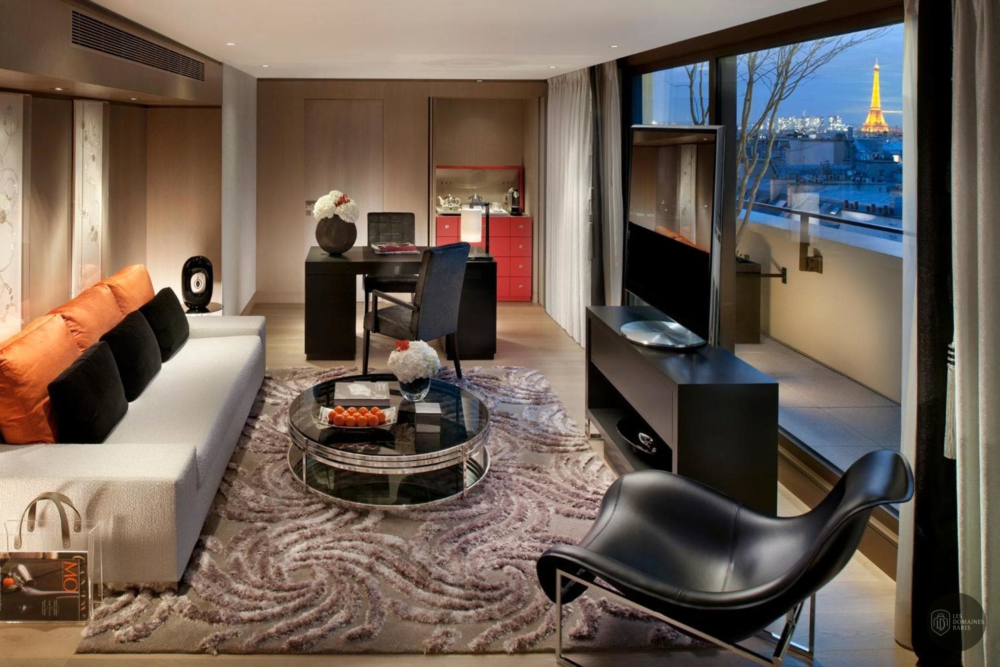 Espace intérieur de l'hôtel Mandarin Oriental à Paris en Île-de-France