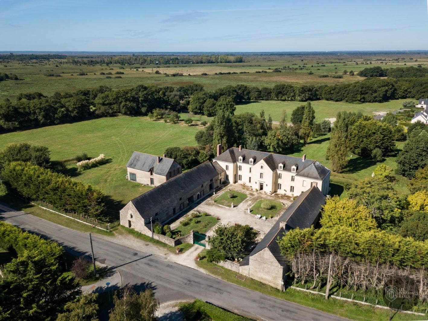 Vue extérieure du manoir Manoir de Bel Ebat à Crossac en Pays de la Loire
