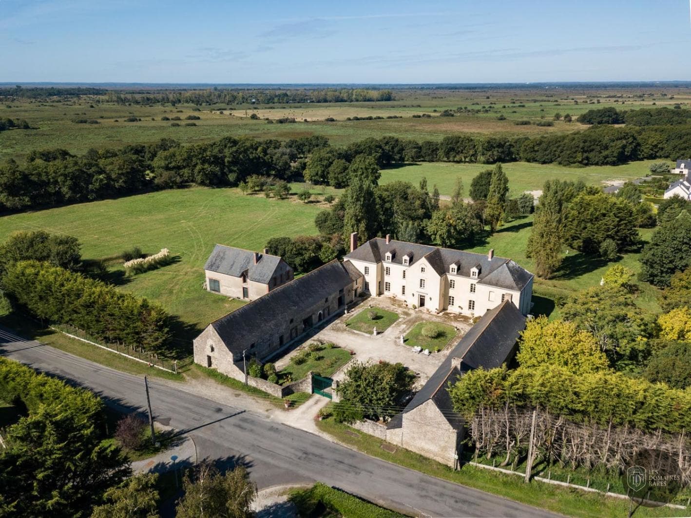 Vue extérieure du manoir Manoir de Bel Ebat à Crossac en Pays de la Loire