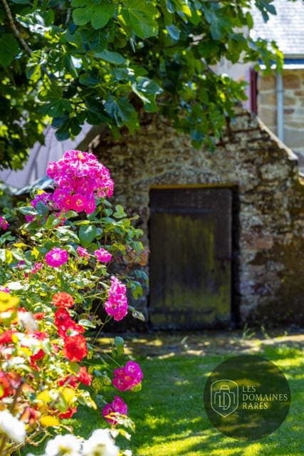 Vue extérieure du manoir Manoir de Kerat à Arradon en Bretagne