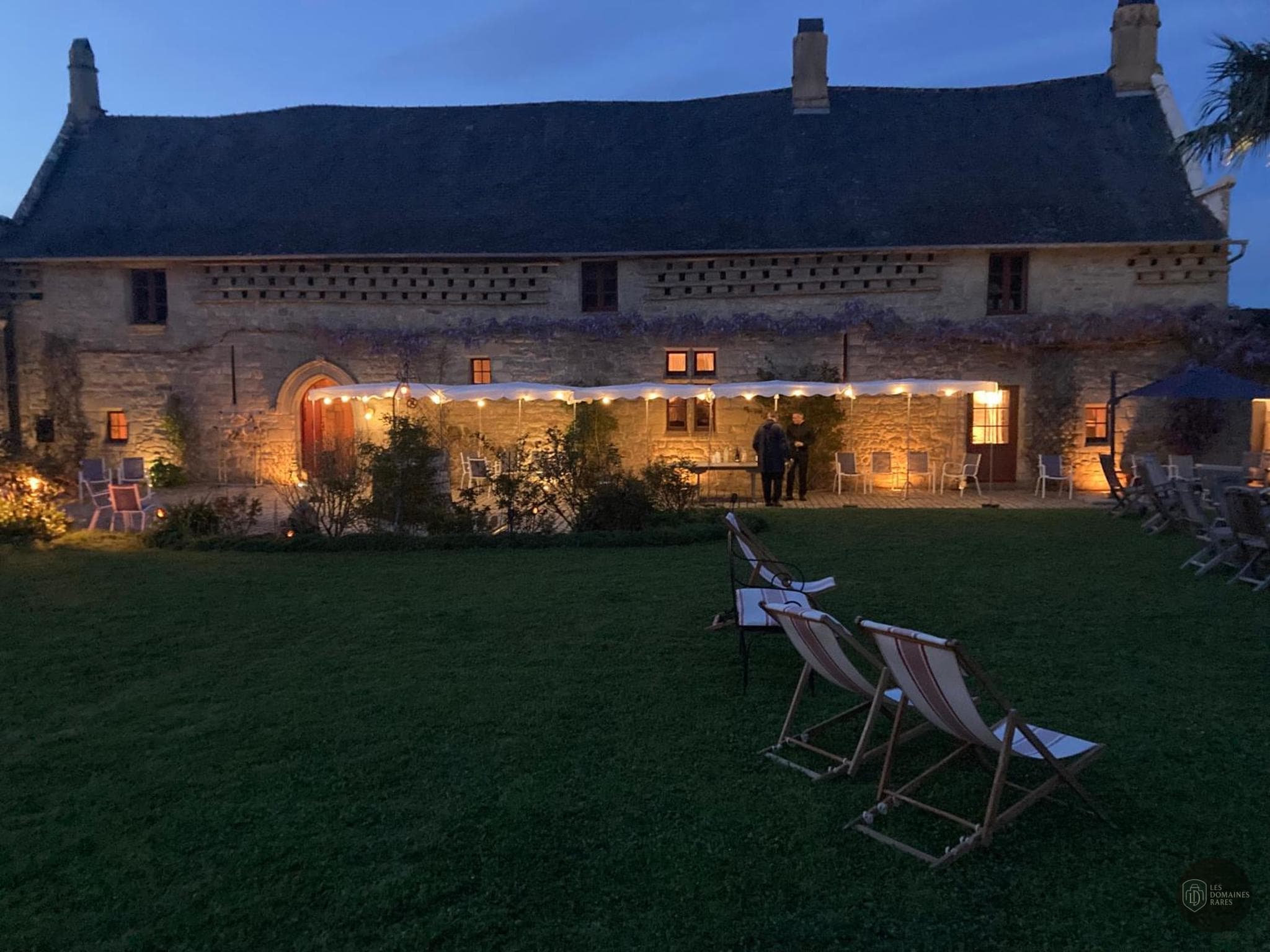 Vue extérieure du manoir Manoir de Kerat à Arradon en Bretagne