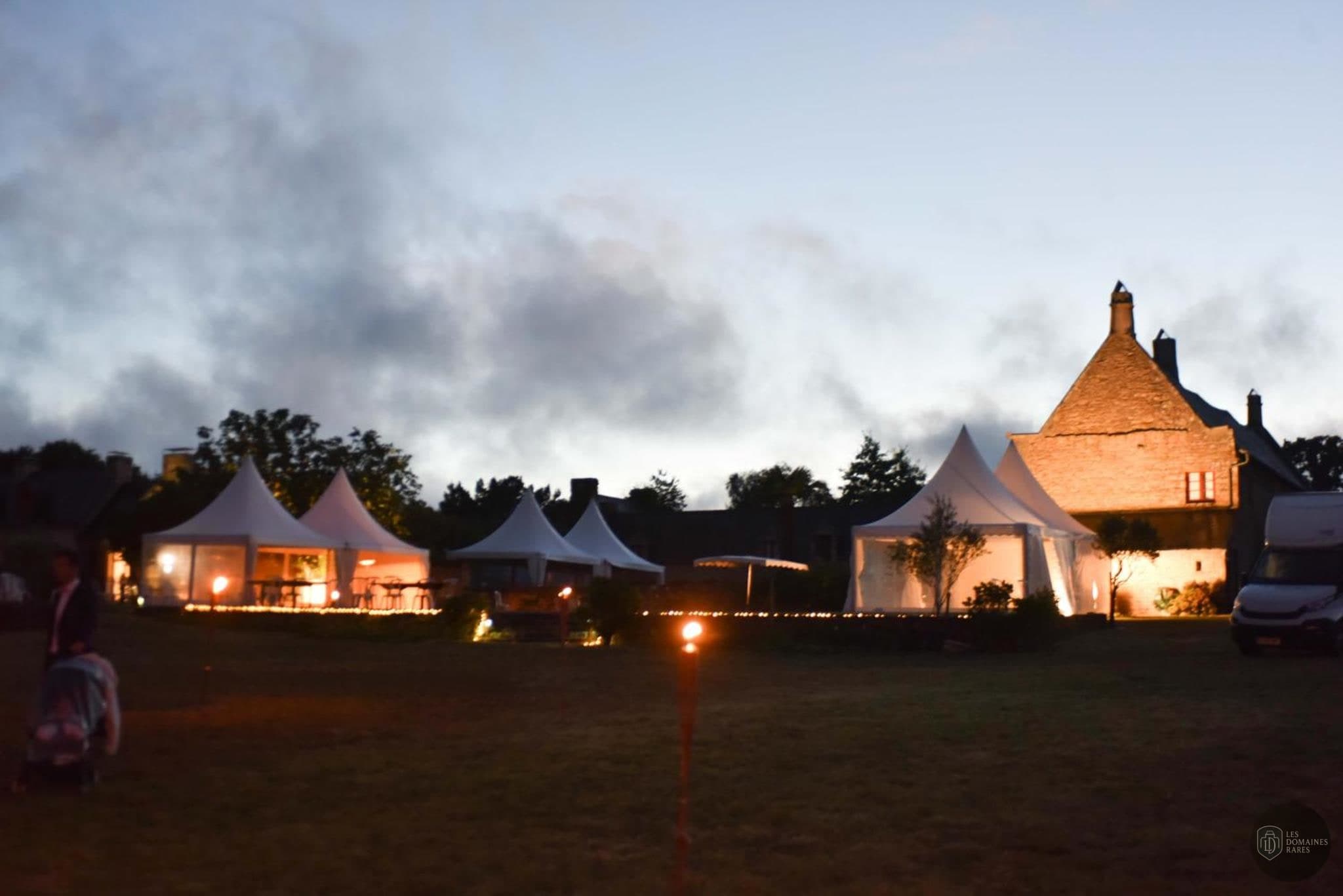 Vue extérieure du manoir Manoir de Kerat à Arradon en Bretagne