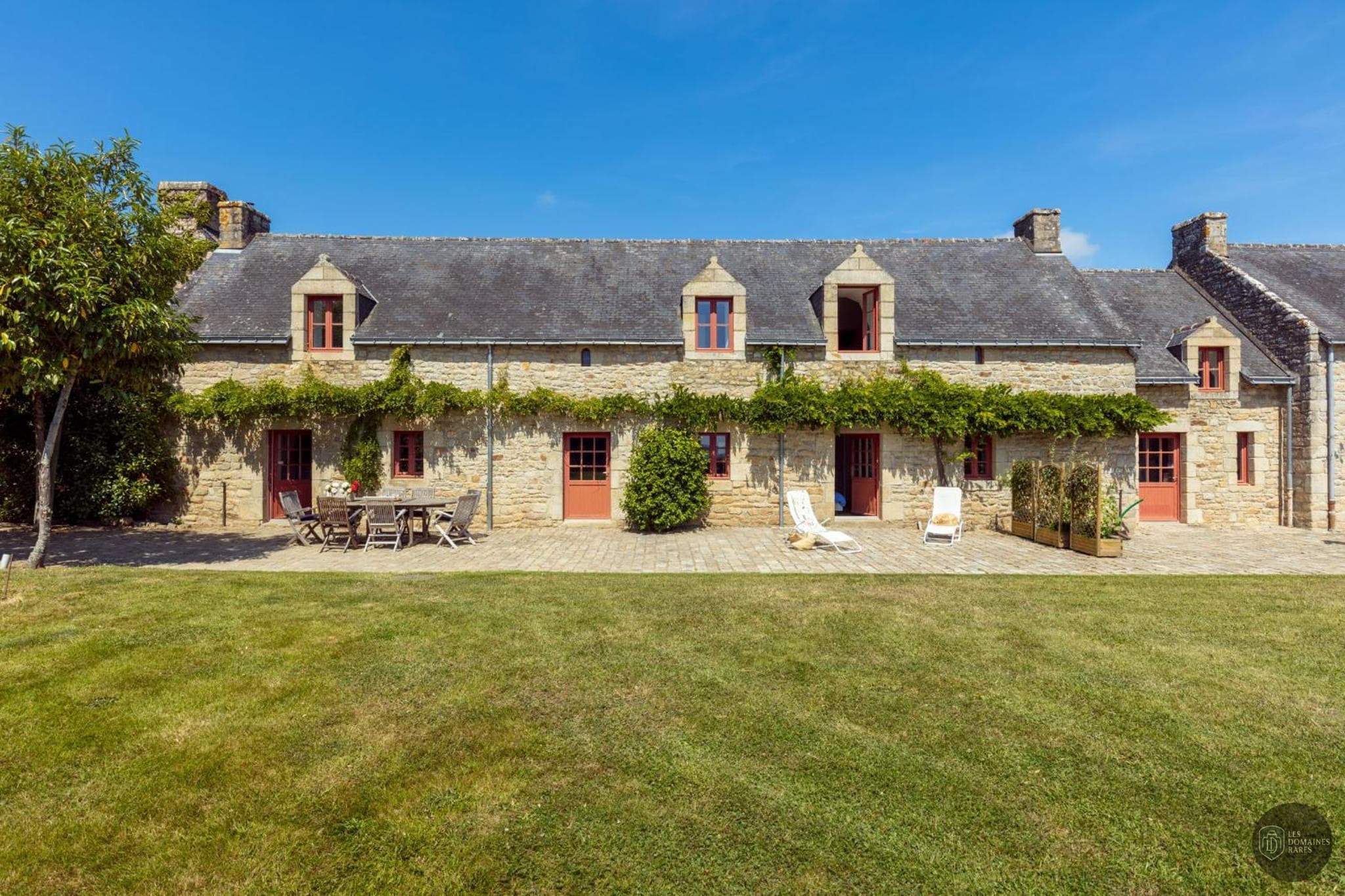 Vue extérieure du manoir Manoir de Kerat à Arradon en Bretagne