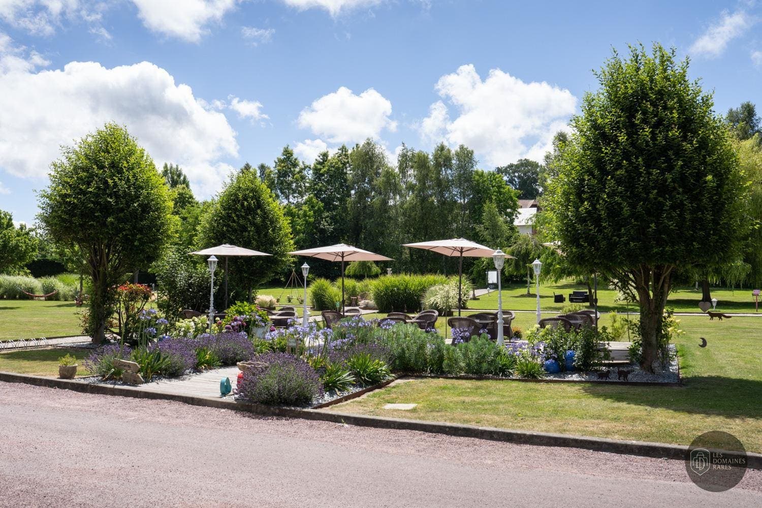 Vue extérieure du manoir Manoir de La Poterie à Cricqueboeuf en Normandie