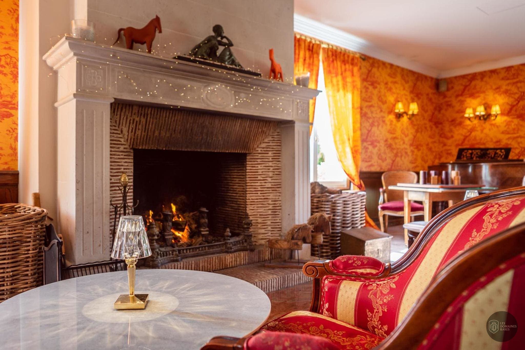 Espace intérieur du manoir Manoir de La Poterie à Cricqueboeuf en Normandie