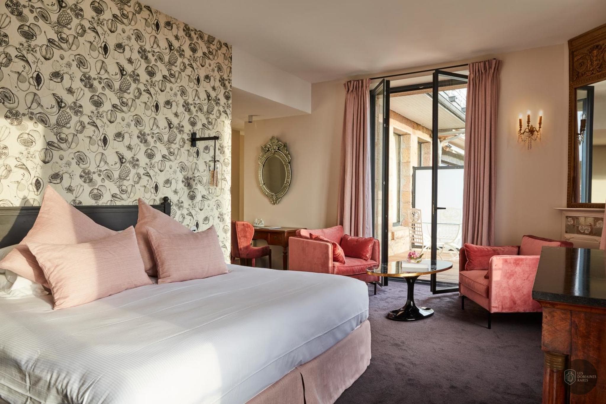 Chambre du manoir Manoir de Lan Kerellec à Trébeurden en Bretagne