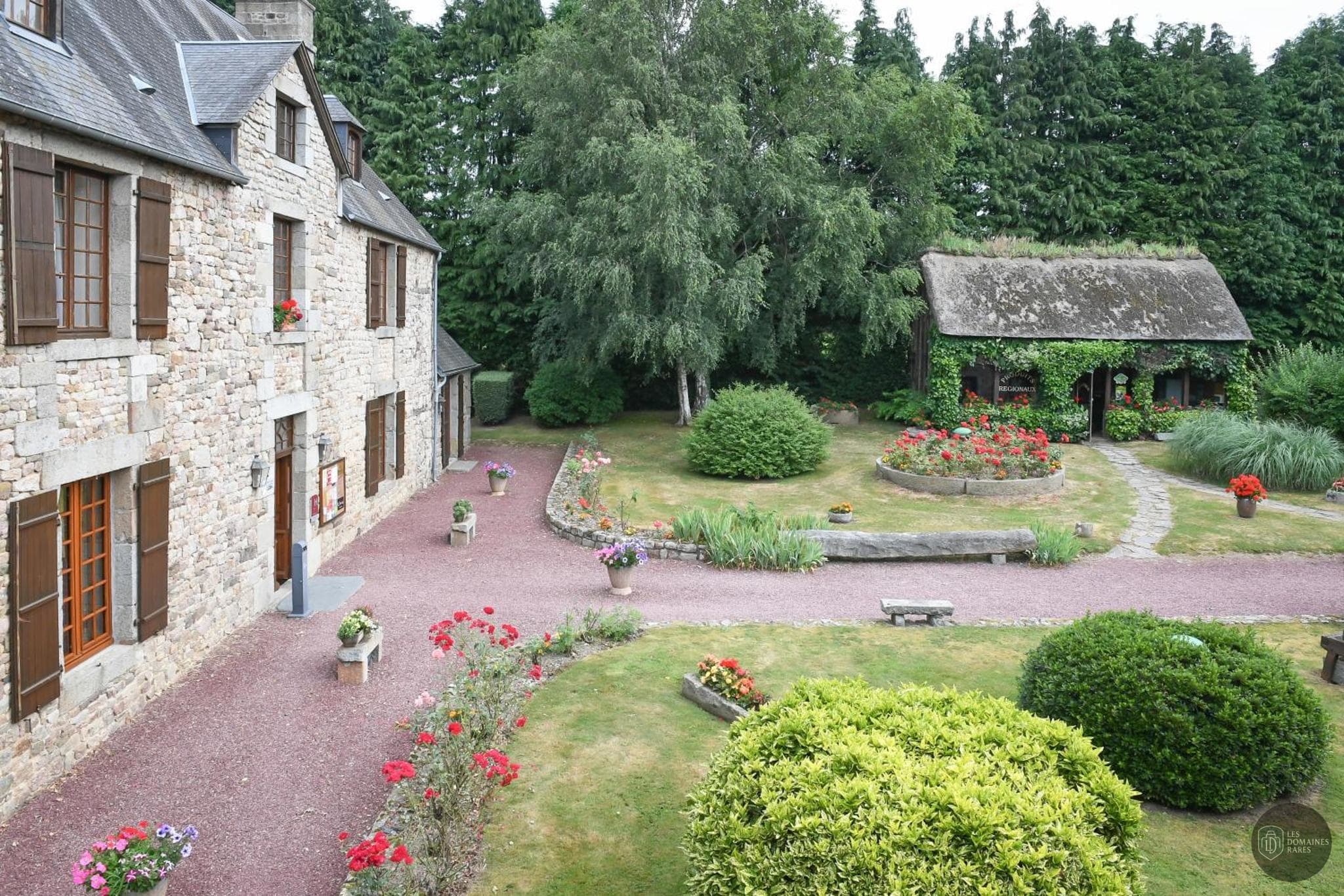 Vue extérieure du manoir Manoir de l'Acherie en Normandie