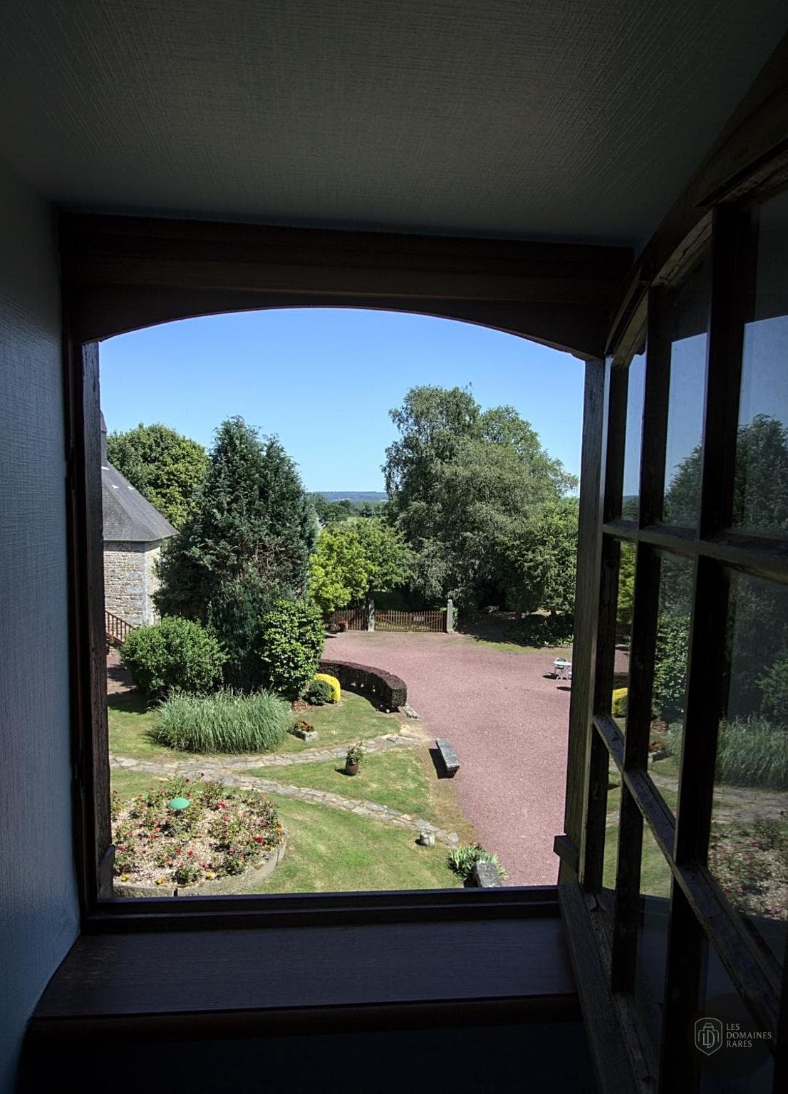Vue extérieure du manoir Manoir de l'Acherie en Normandie