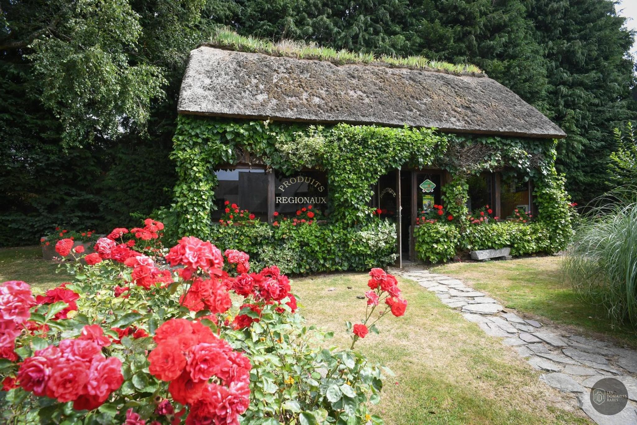 Vue extérieure du manoir Manoir de l'Acherie en Normandie