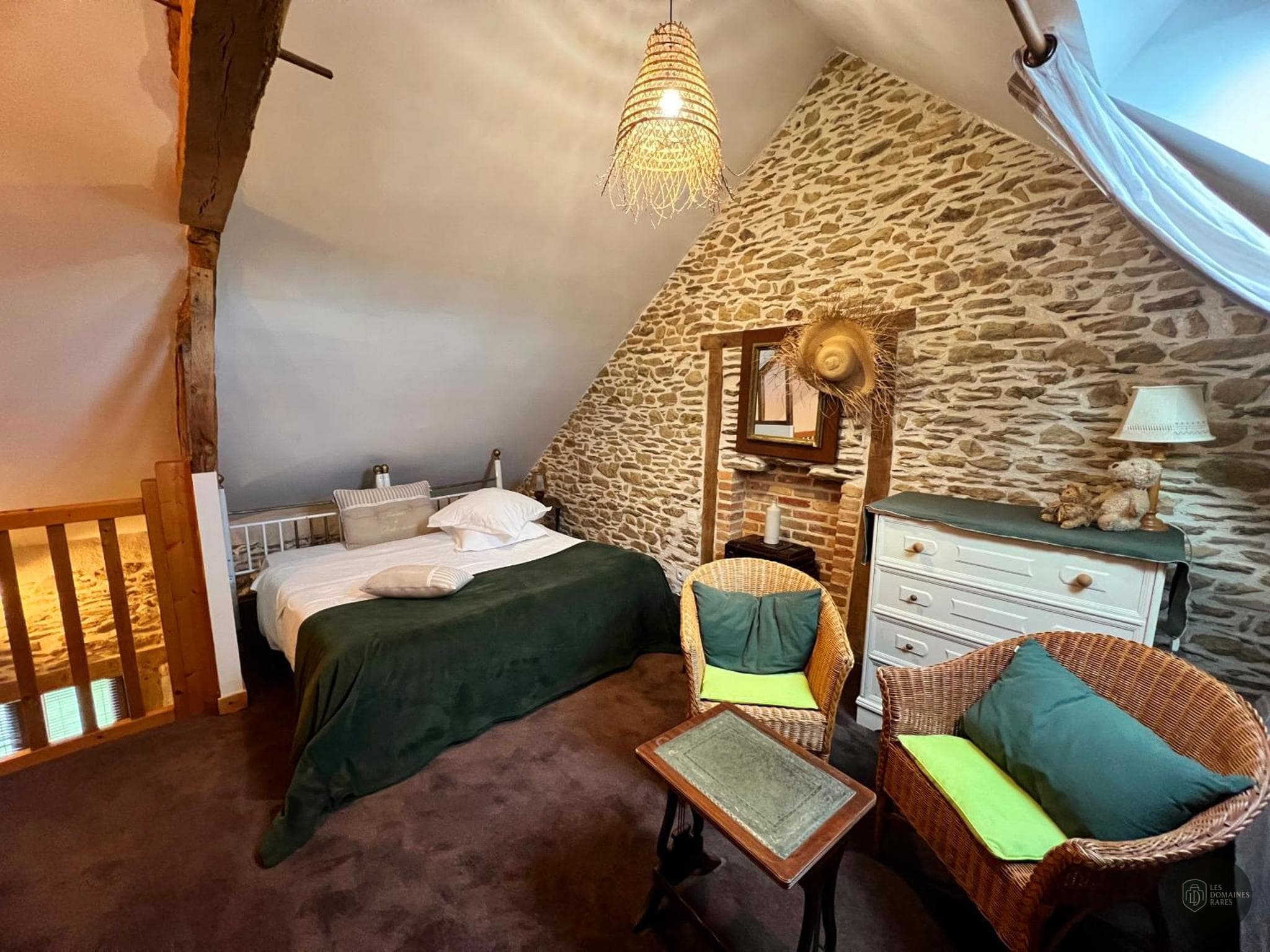 Chambre du manoir Manoir de la Haute Pilais à Chantepie en Bretagne