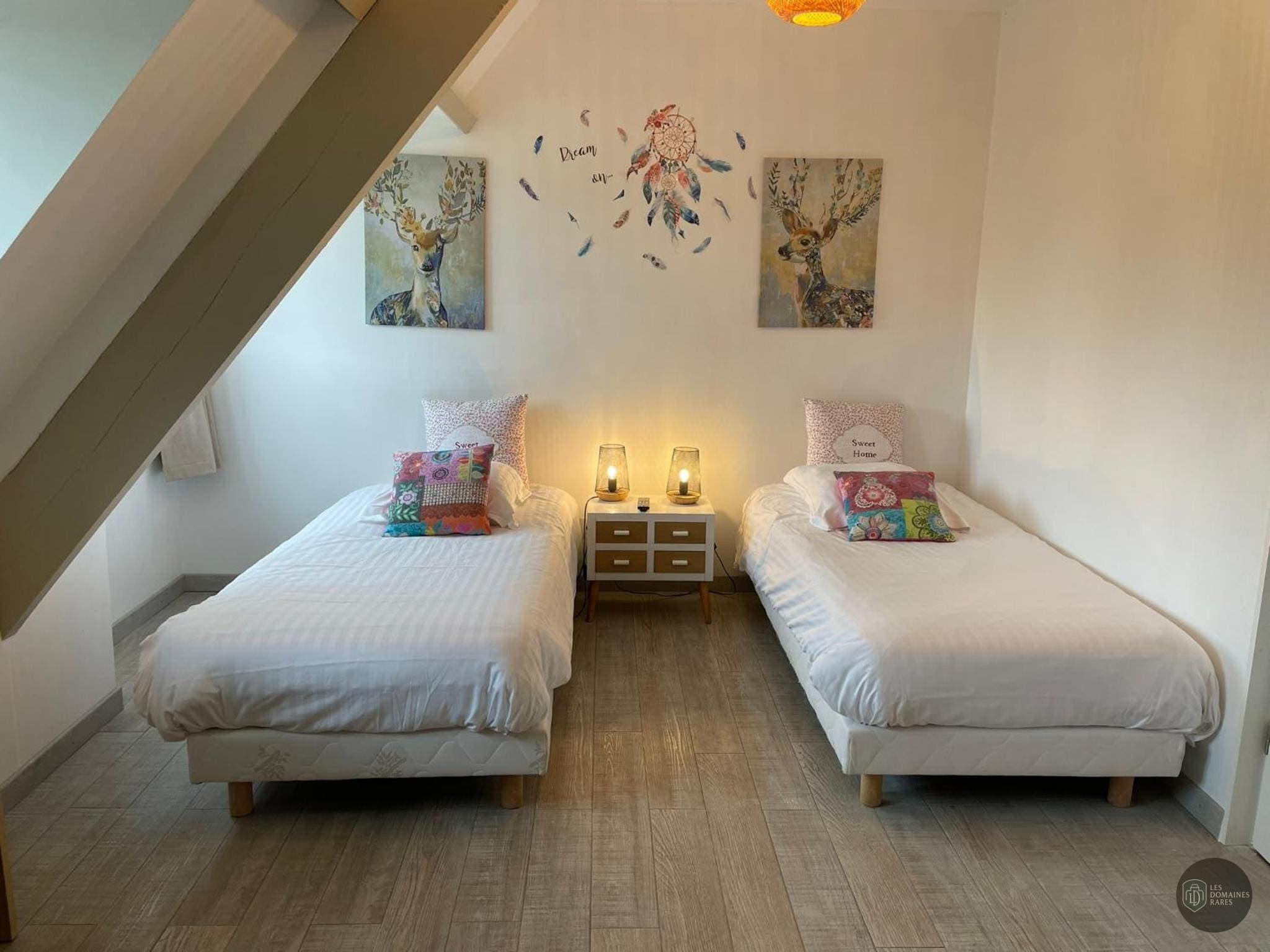 Chambre du manoir Manoir de la Houlette en Normandie - séminaire eure (27)