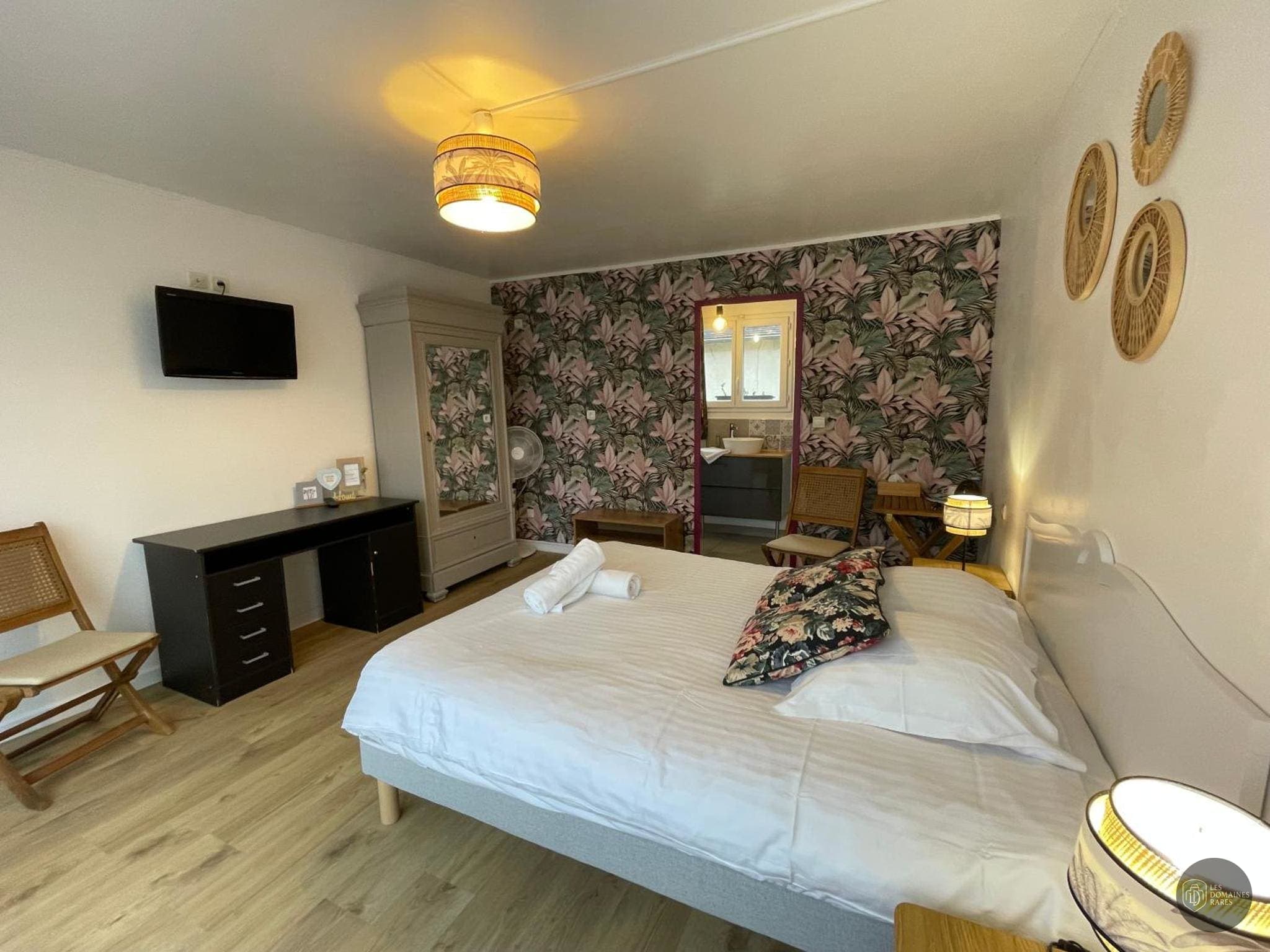 Chambre du manoir Manoir de la Houlette en Normandie