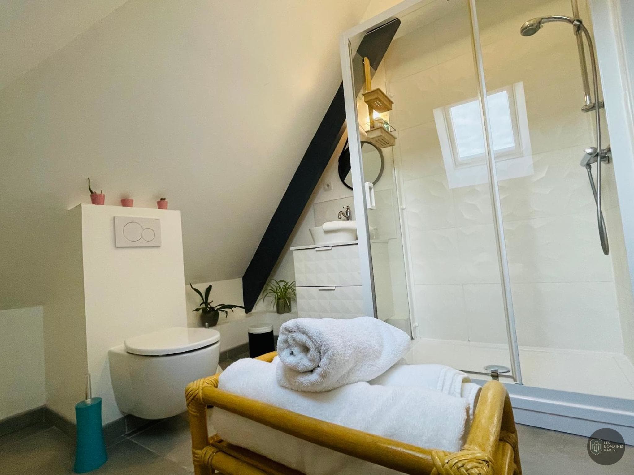 Salle de bain du manoir Manoir de la Houlette en Normandie