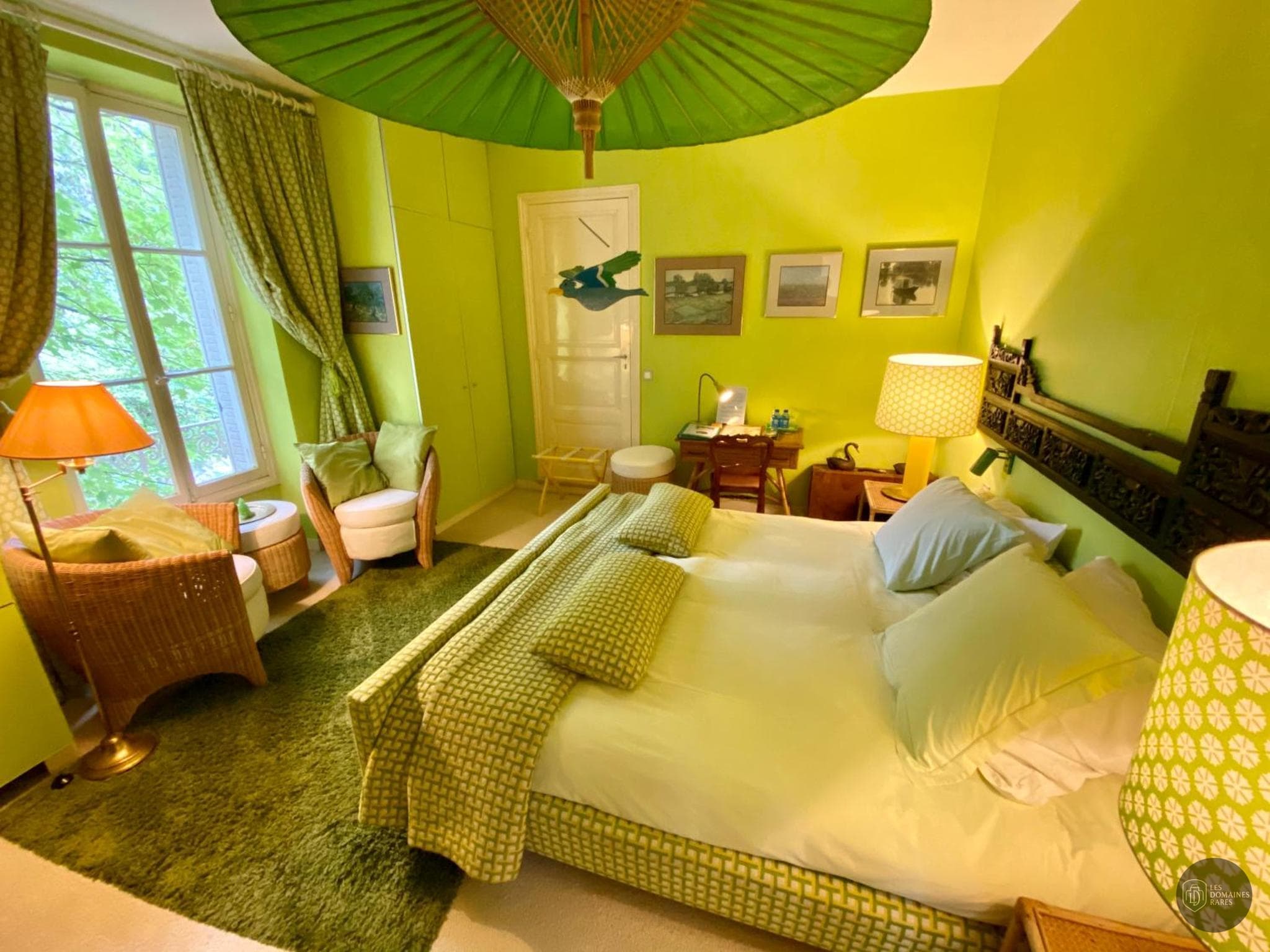 Chambre du manoir Manoir des Cavaliers en Hauts-de-France - séminaire vineuil-saint-firmin