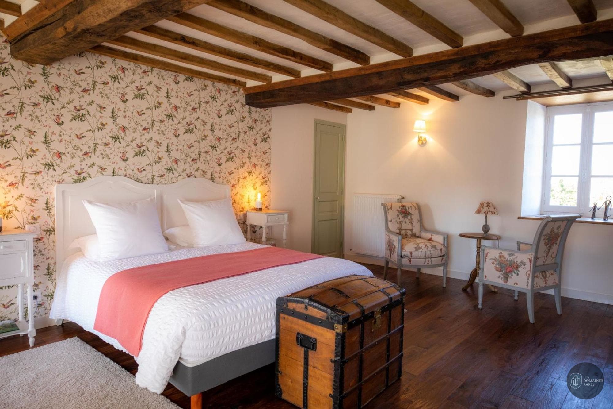 Chambre du manoir Manoir des Loges en Pays de la Loire