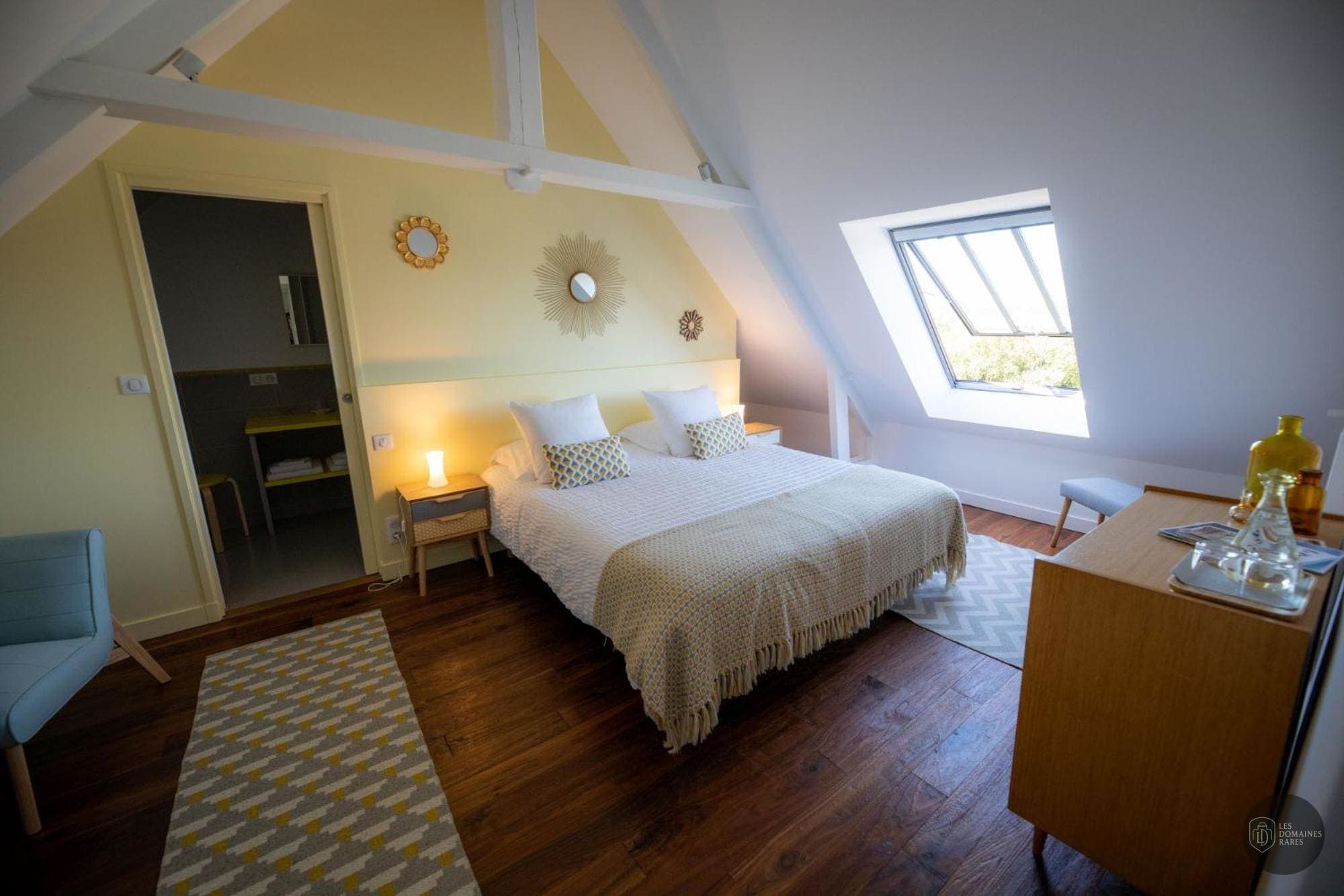 Chambre du manoir Manoir des Loges en Pays de la Loire