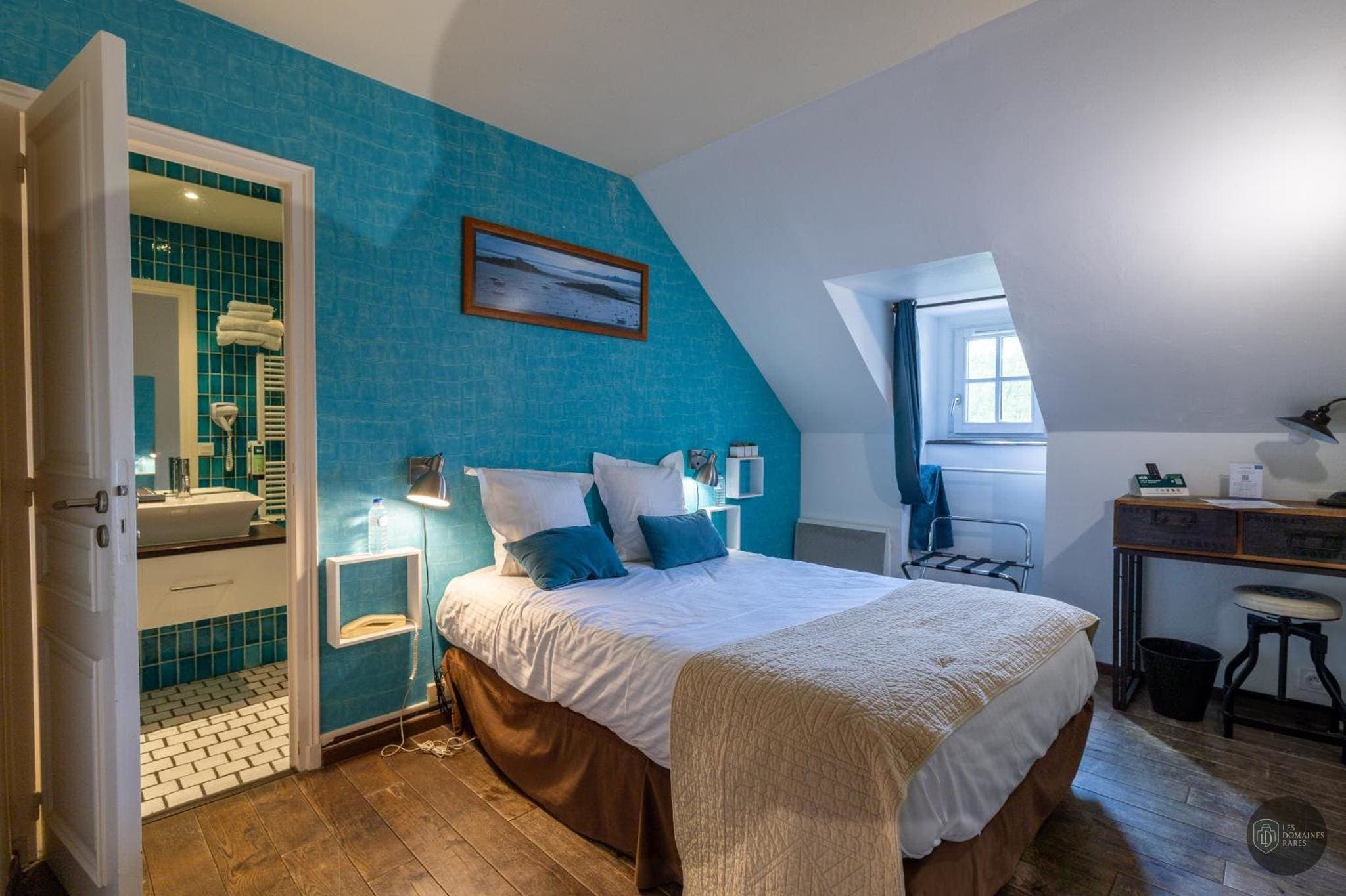 Chambre du manoir Manoir des Portes à Lamballe en Bretagne