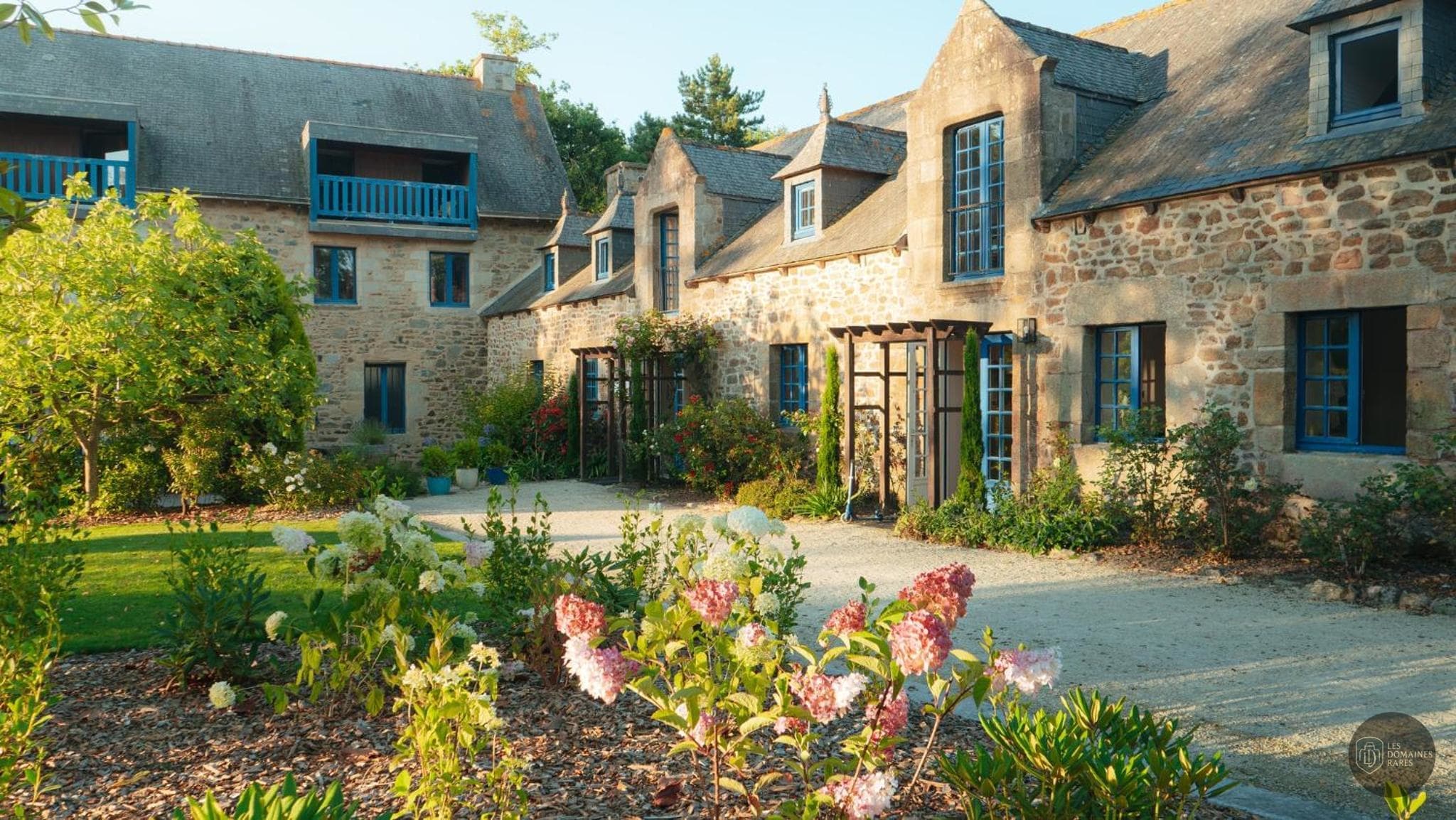 Vue extérieure du manoir Manoir des Portes à Lamballe en Bretagne