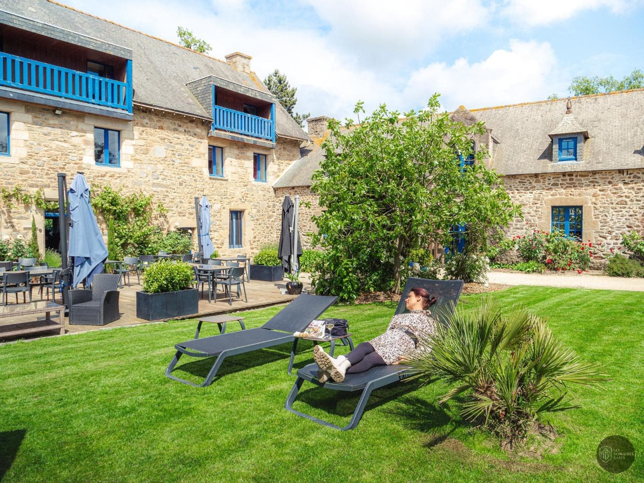 Vue extérieure du manoir Manoir des Portes à Lamballe en Bretagne