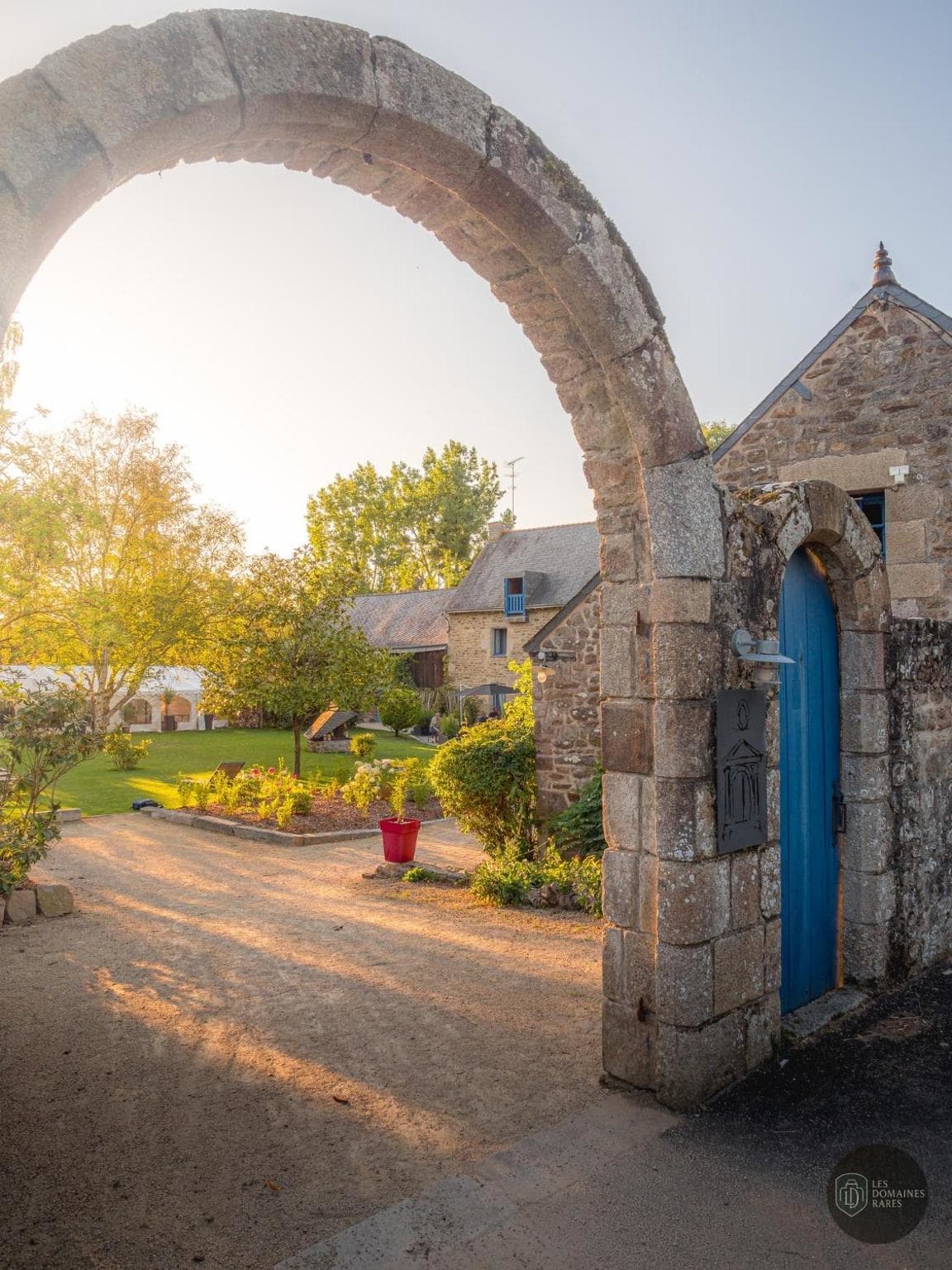 Vue extérieure du manoir Manoir des Portes à Lamballe en Bretagne