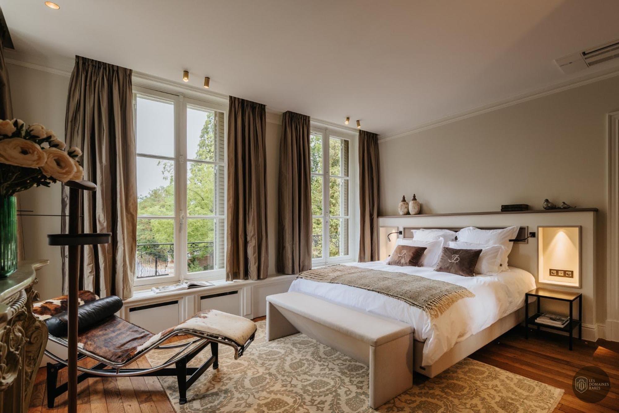 Chambre du manoir Manoir du Champagne Devaux en Grand Est - séminaire bar-sur-seine, france