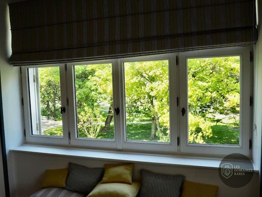 Vue extérieure du manoir Manoir du Soleil d'Or à Nassandres en Normandie