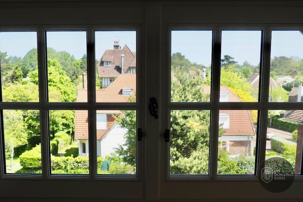 Vue extérieure du manoir Manoir du Soleil d'Or à Nassandres en Normandie