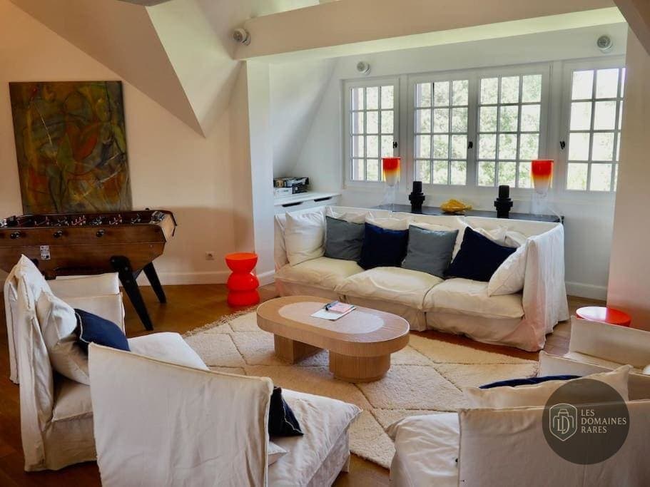 Espace intérieur du manoir Manoir du Soleil d'Or à Nassandres en Normandie