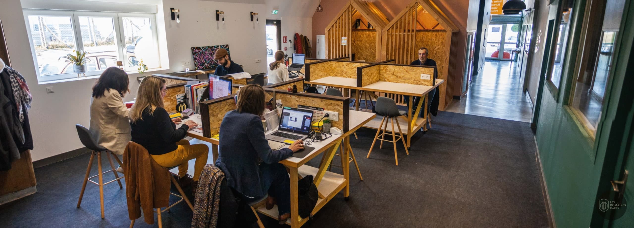 Espace intérieur du lieu Marcel Coworking à Guichen en Bretagne
