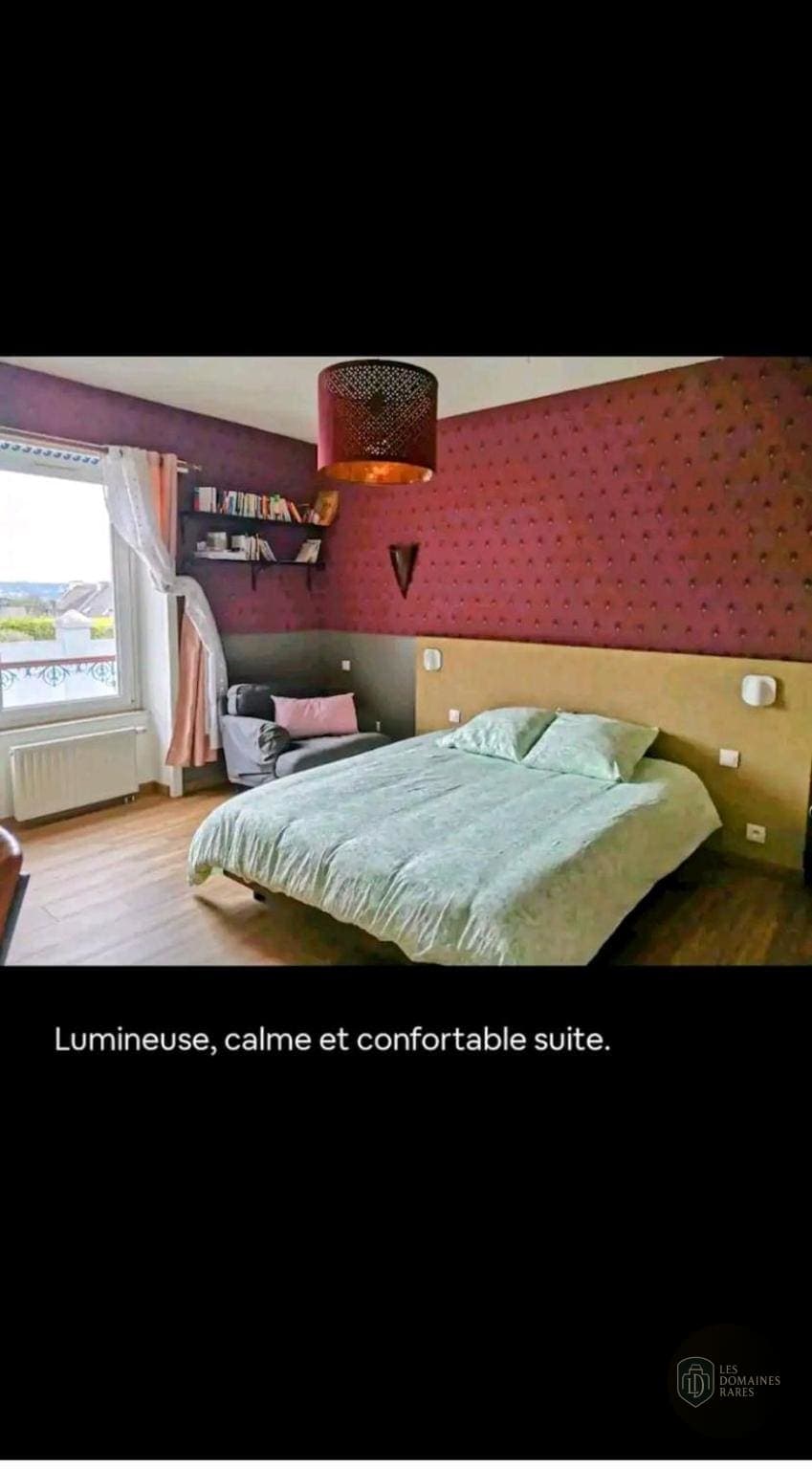 Chambre du moulin Marina du Moulin Blanc à Brest en Bretagne