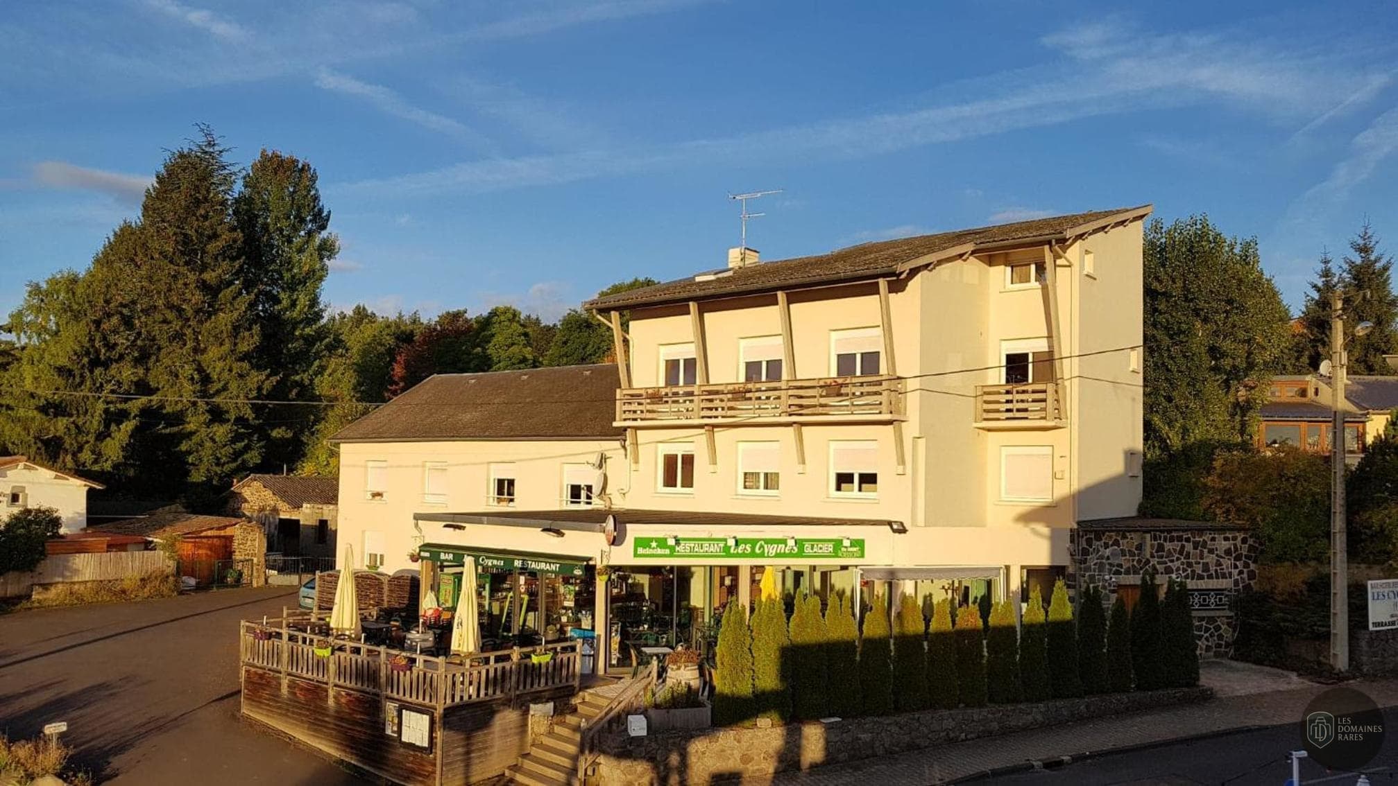 Vue extérieure du lieu Marius à Pornic en Pays de la Loire