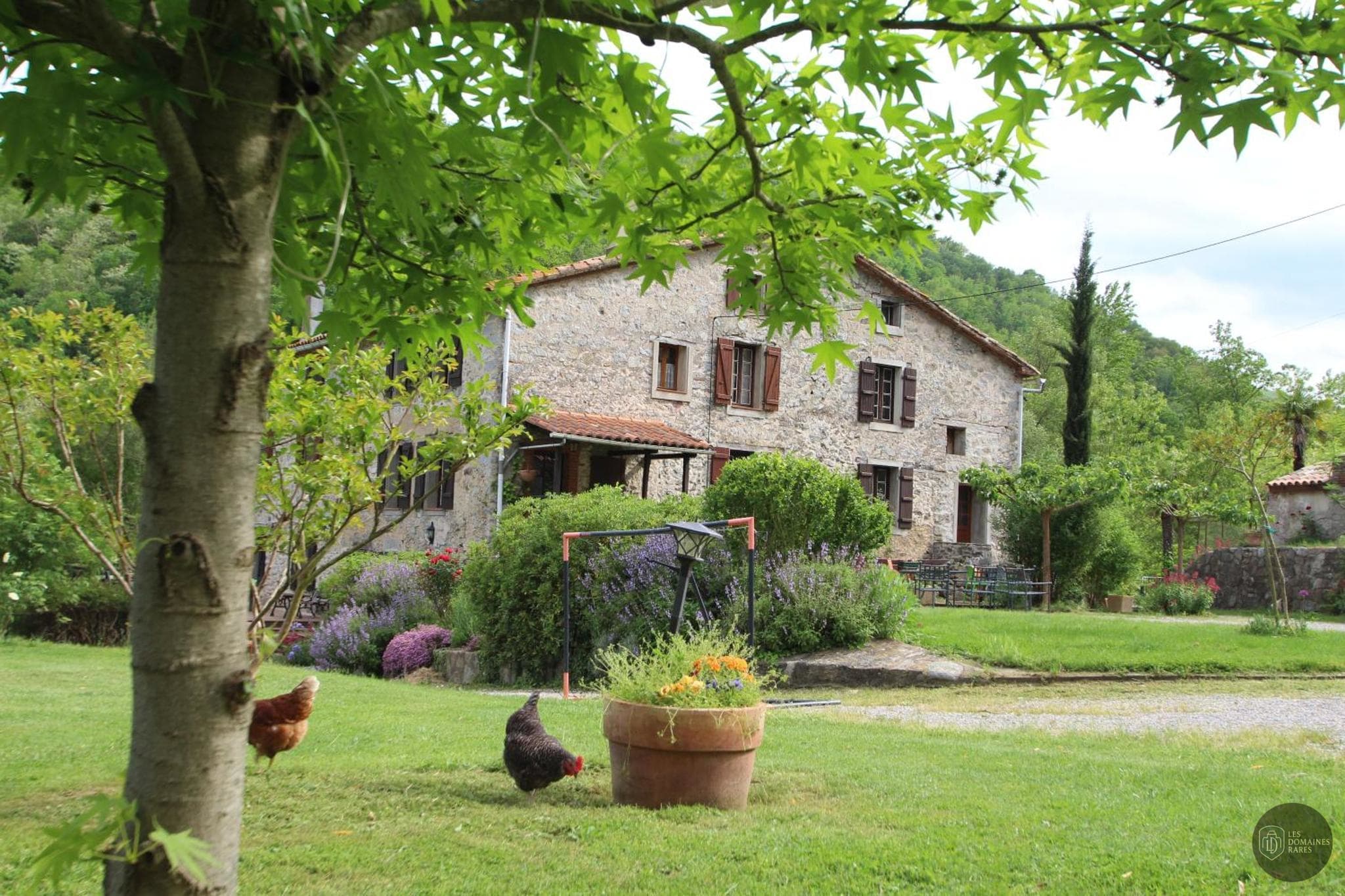 Vue extérieure du gîte Mas Manyaques en Occitanie