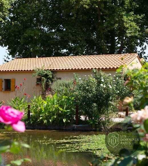 Vue extérieure du domaine Mas Rieres à Toulouges en Occitanie